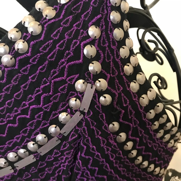 ANGIE STRAPPY HALTER WITH BEADING NWT - Picture 7 of 11